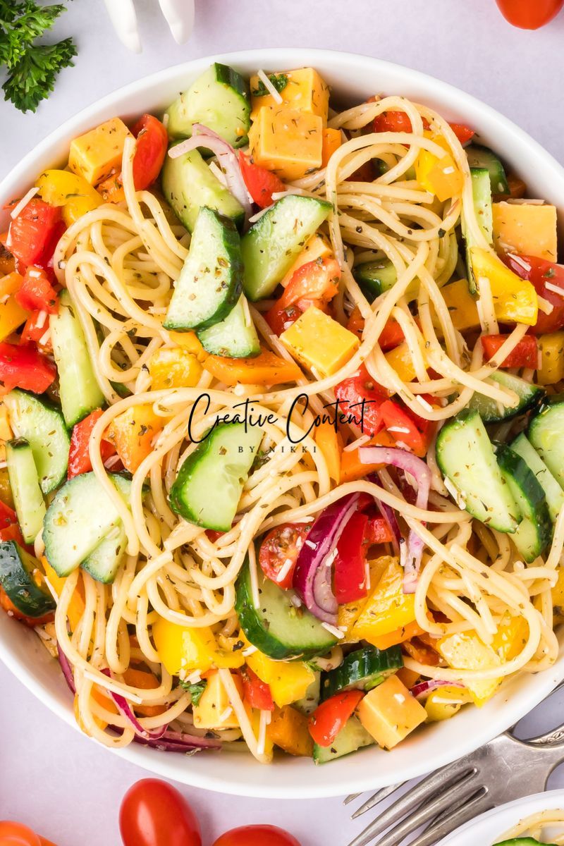 Spaghetti Pasta Salad - Set 1 of 2
