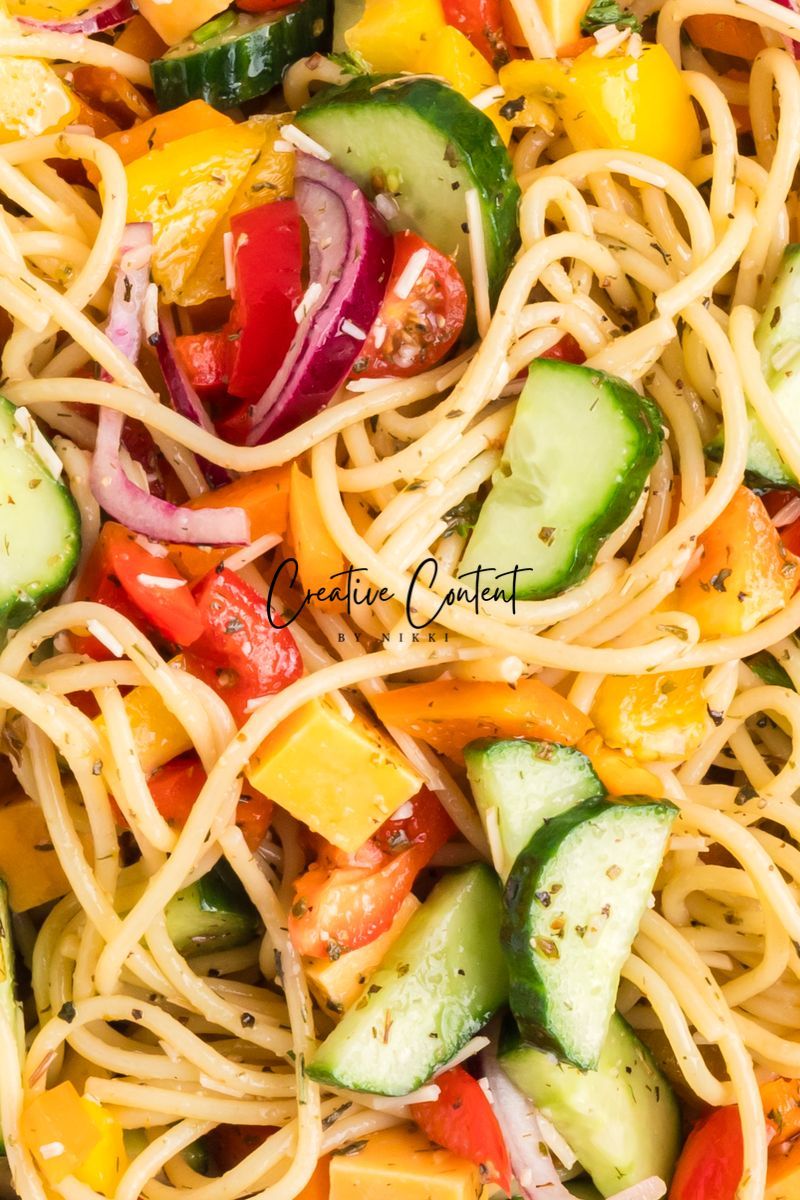 Spaghetti Pasta Salad - Set 1 of 2
