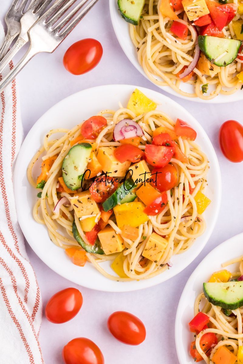 Spaghetti Pasta Salad - Set 1 of 2