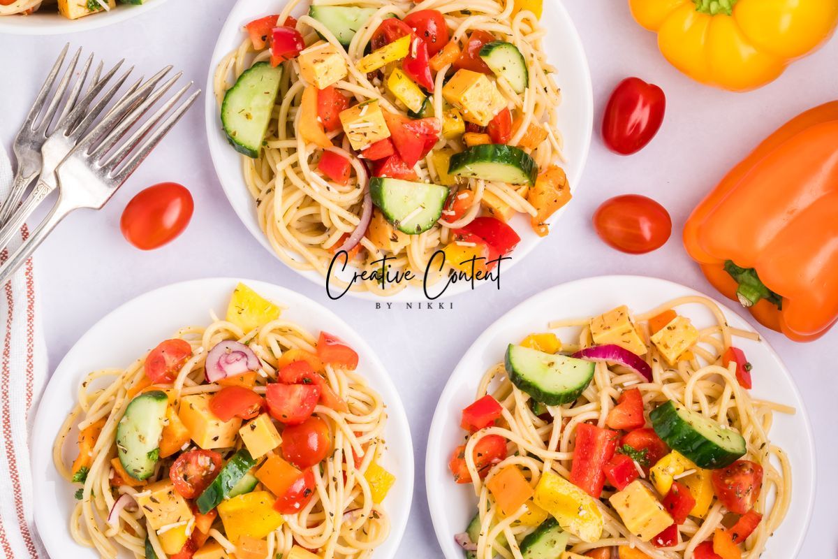 Spaghetti Pasta Salad - Set 1 of 2