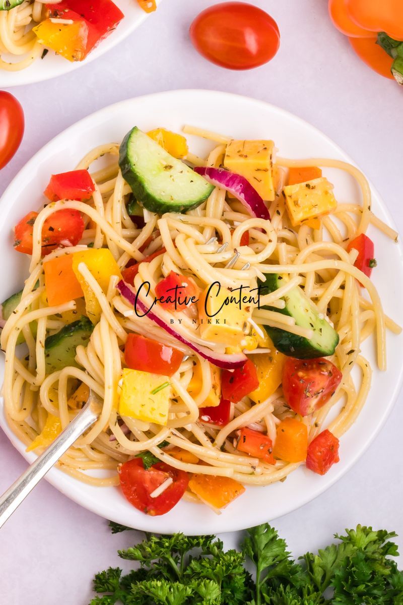 Spaghetti Pasta Salad - Set 1 of 2