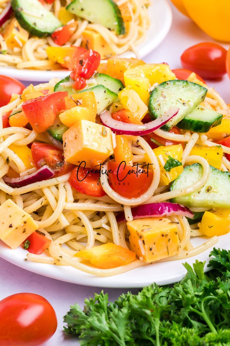 Spaghetti Pasta Salad - Set 1 of 2