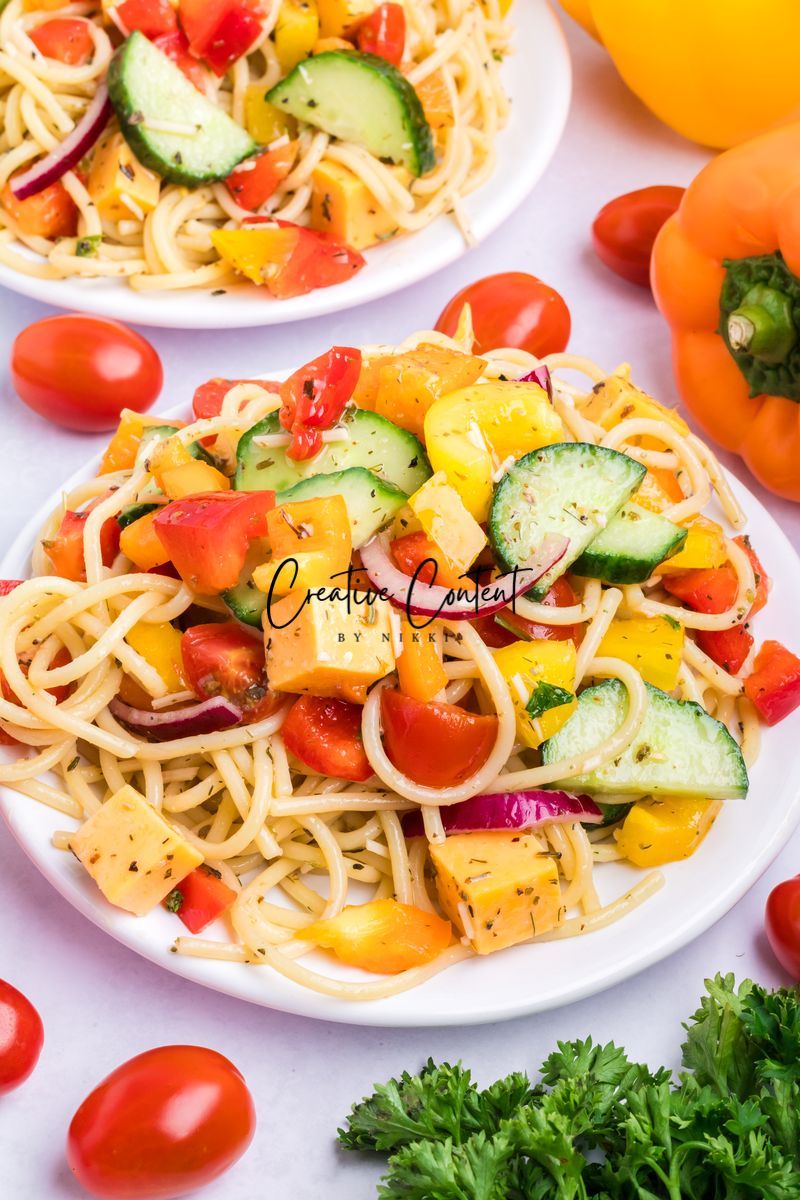 Spaghetti Pasta Salad - Set 1 of 2