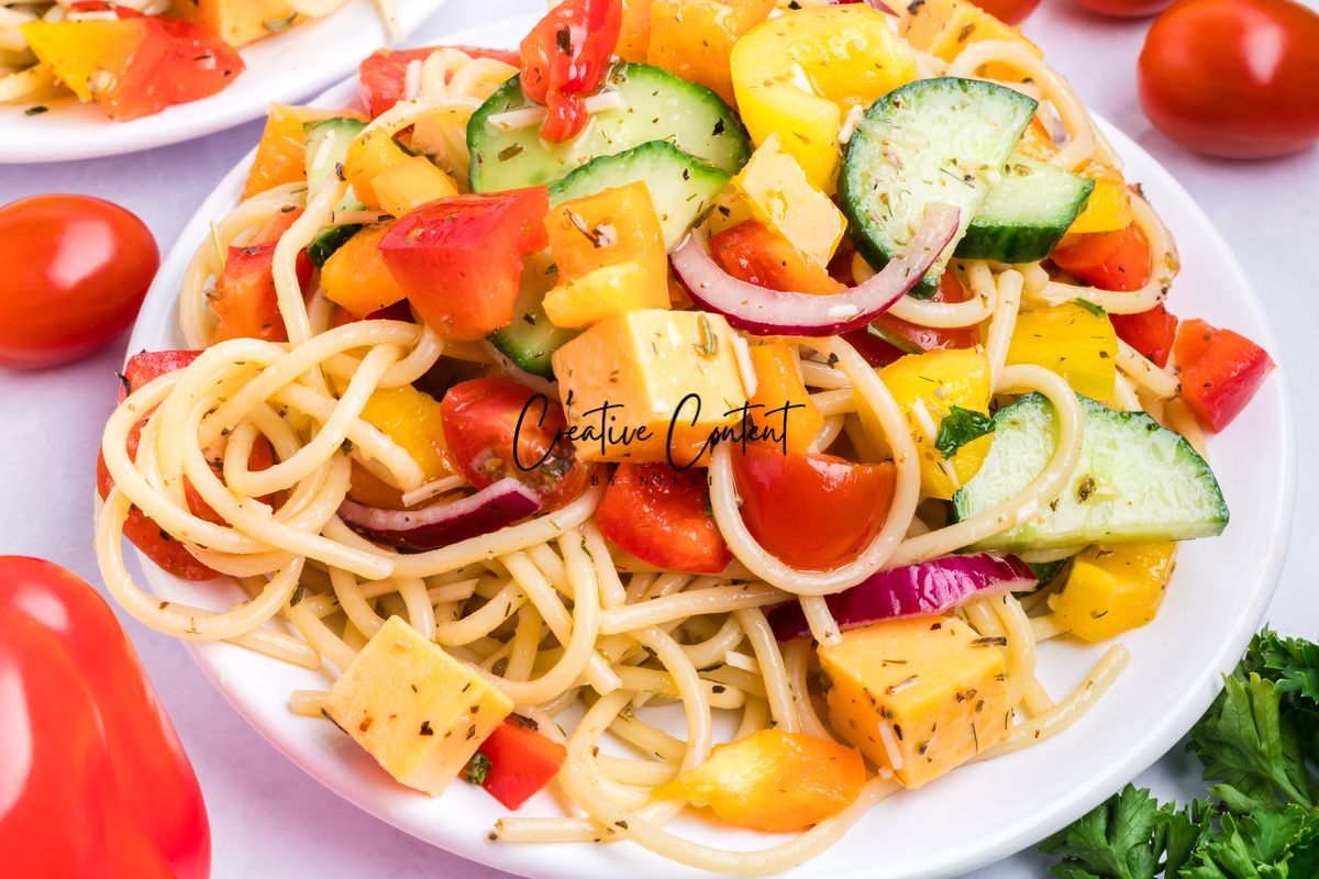 Spaghetti Pasta Salad - Set 1 of 2