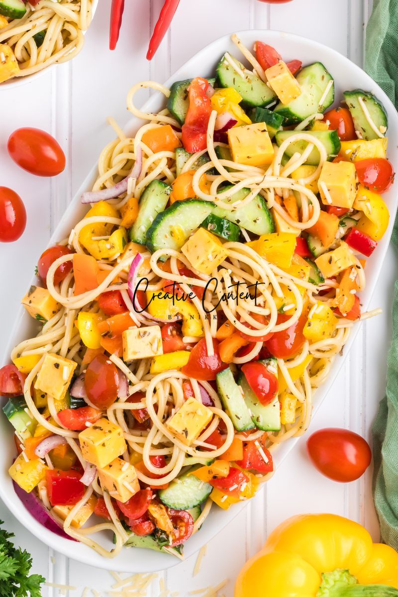 Spaghetti Pasta Salad - Set 2 of 2