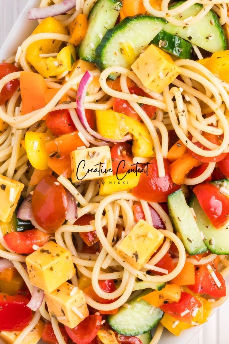 Spaghetti Pasta Salad - Set 2 of 2