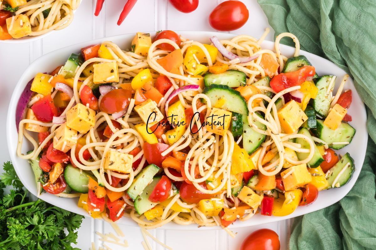 Spaghetti Pasta Salad - Set 2 of 2