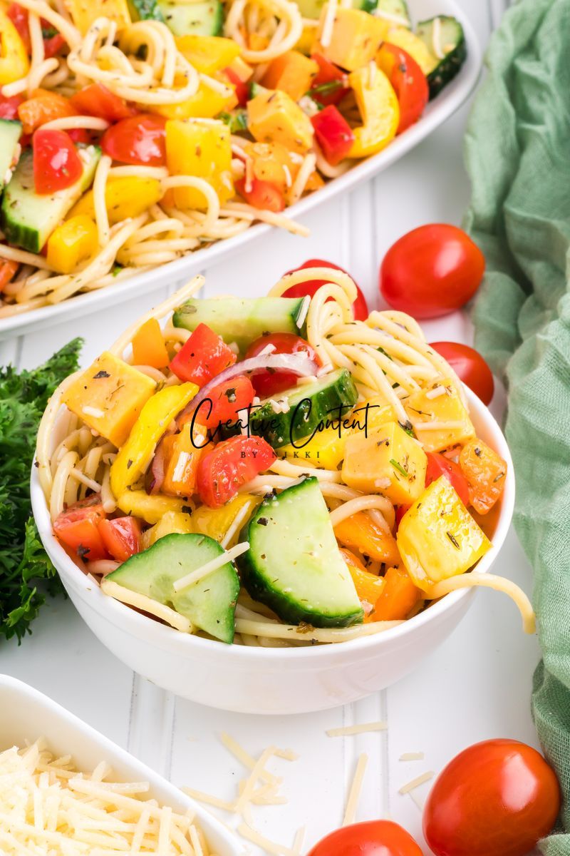 Spaghetti Pasta Salad - Set 2 of 2