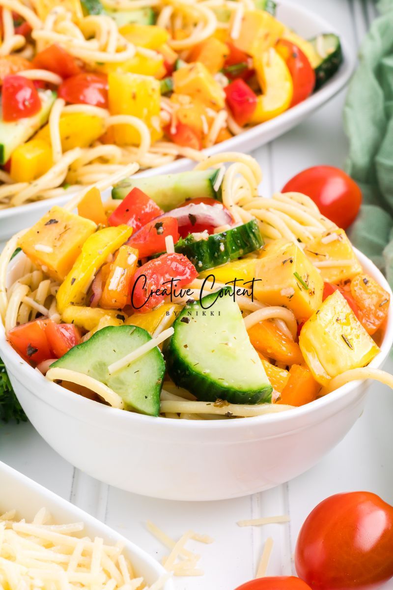Spaghetti Pasta Salad - Set 2 of 2