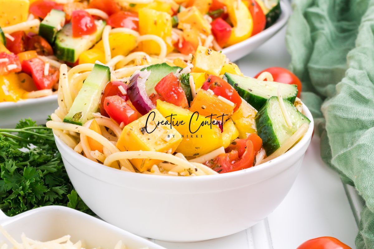 Spaghetti Pasta Salad - Set 2 of 2