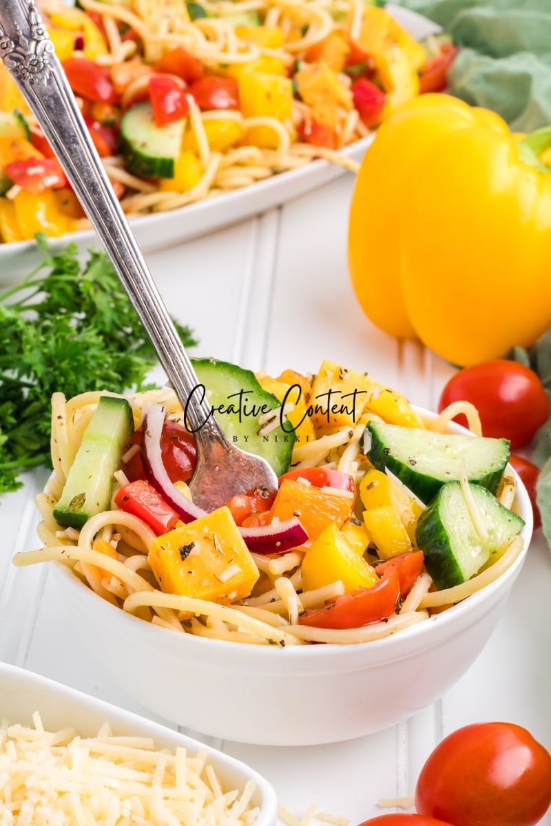 Spaghetti Pasta Salad - Set 2 of 2