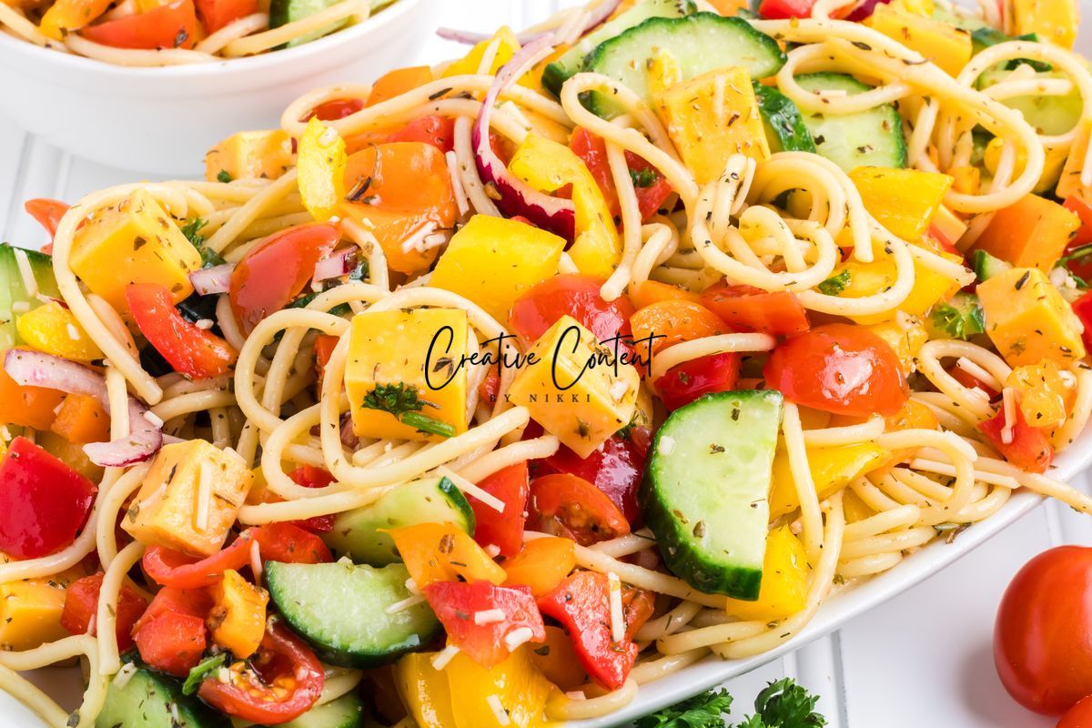 Spaghetti Pasta Salad - Set 2 of 2