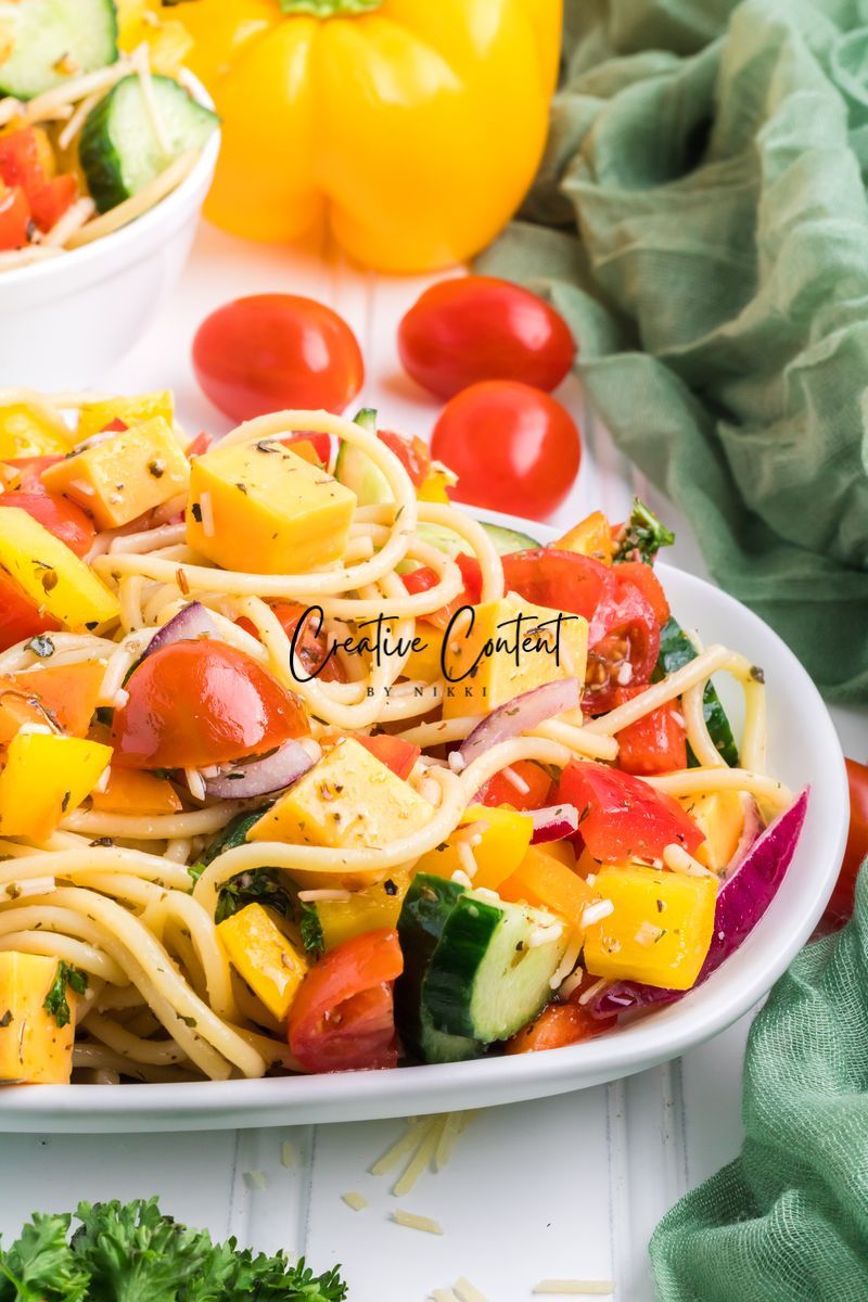 Spaghetti Pasta Salad - Set 2 of 2