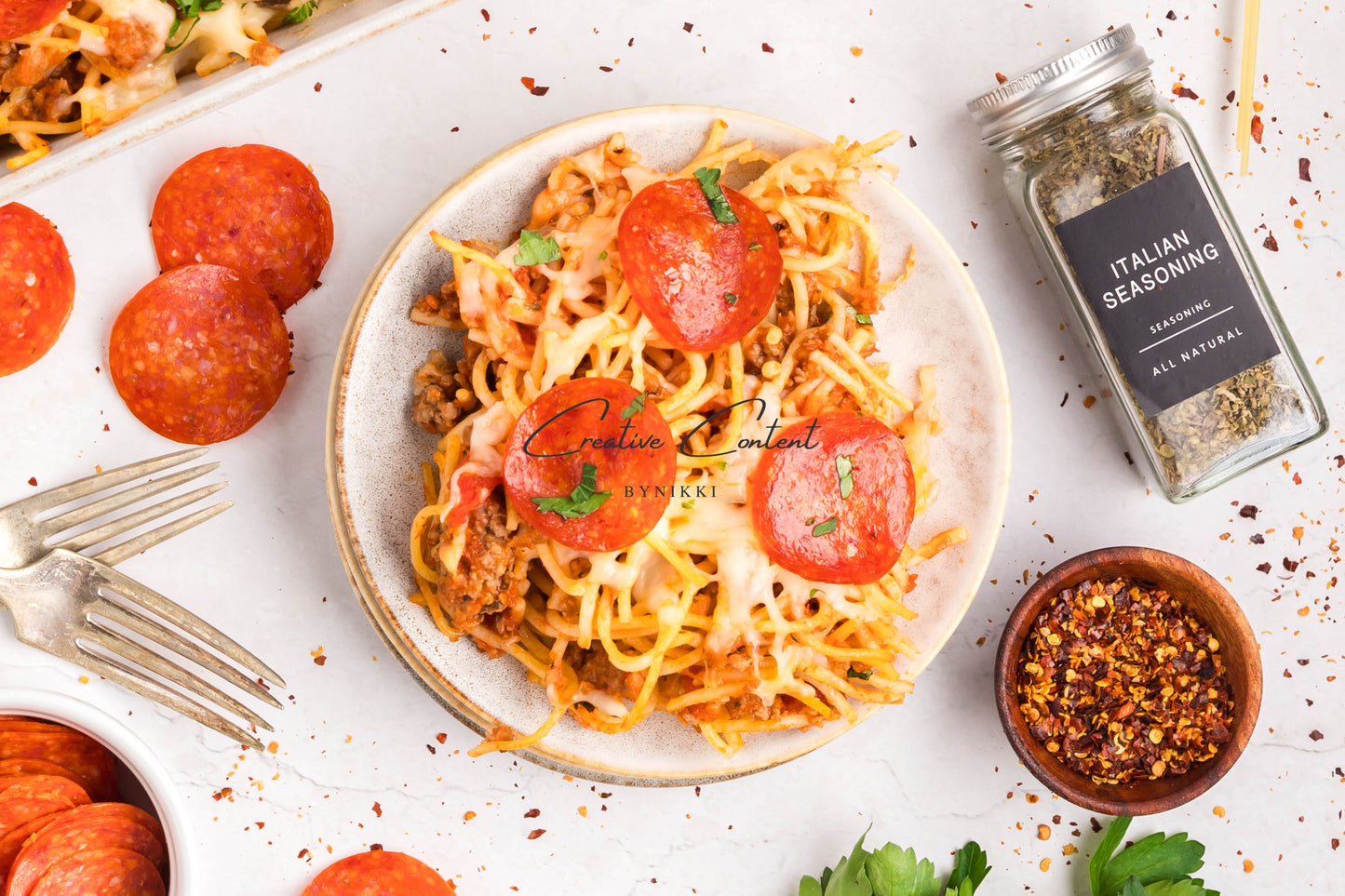 Spaghetti Pizza - Exclusive