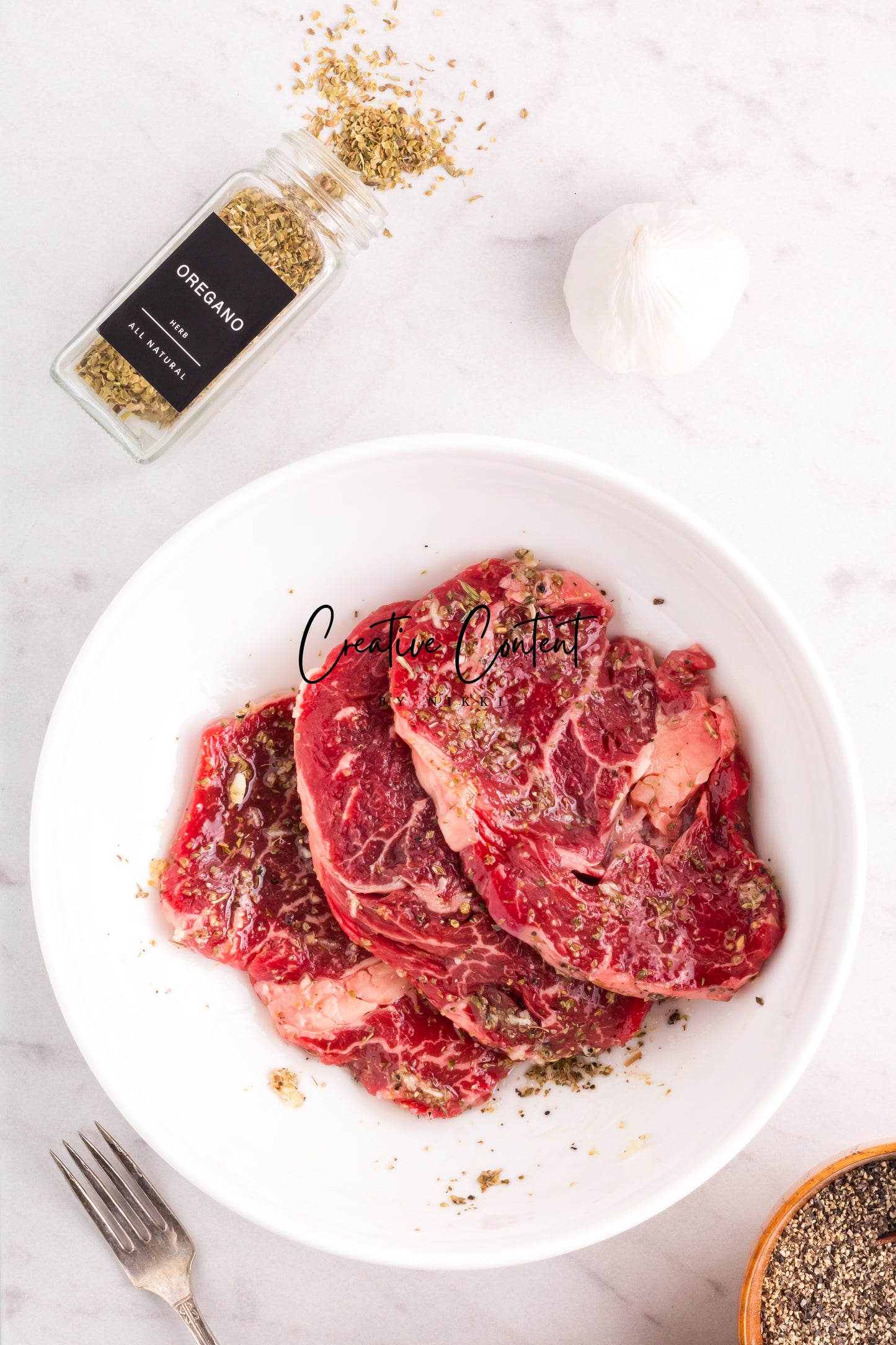 Steak Salad + Homemade Balsamic Vinaigrette - Set 1 of 2