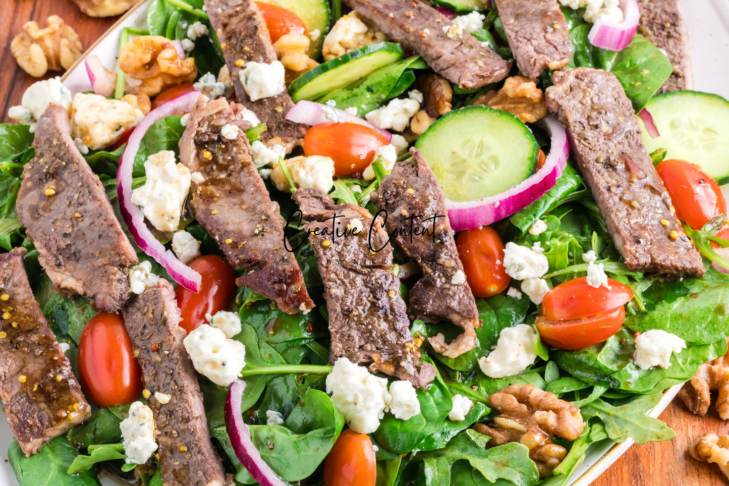 Steak Salad + Homemade Balsamic Vinaigrette - Set 1 of 2
