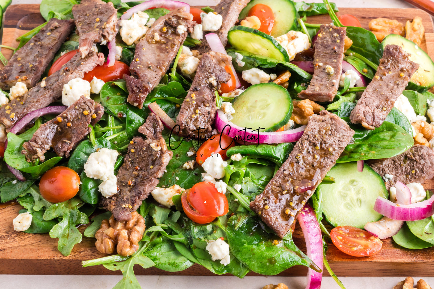 Steak Salad + Homemade Balsamic Vinaigrette - Set 2 of 2