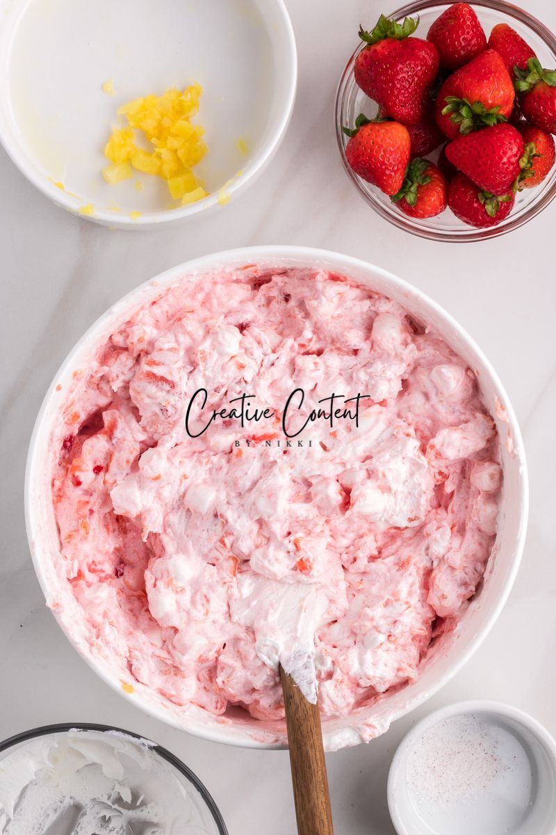 Strawberry Fluff Salad - Set 2 of 2