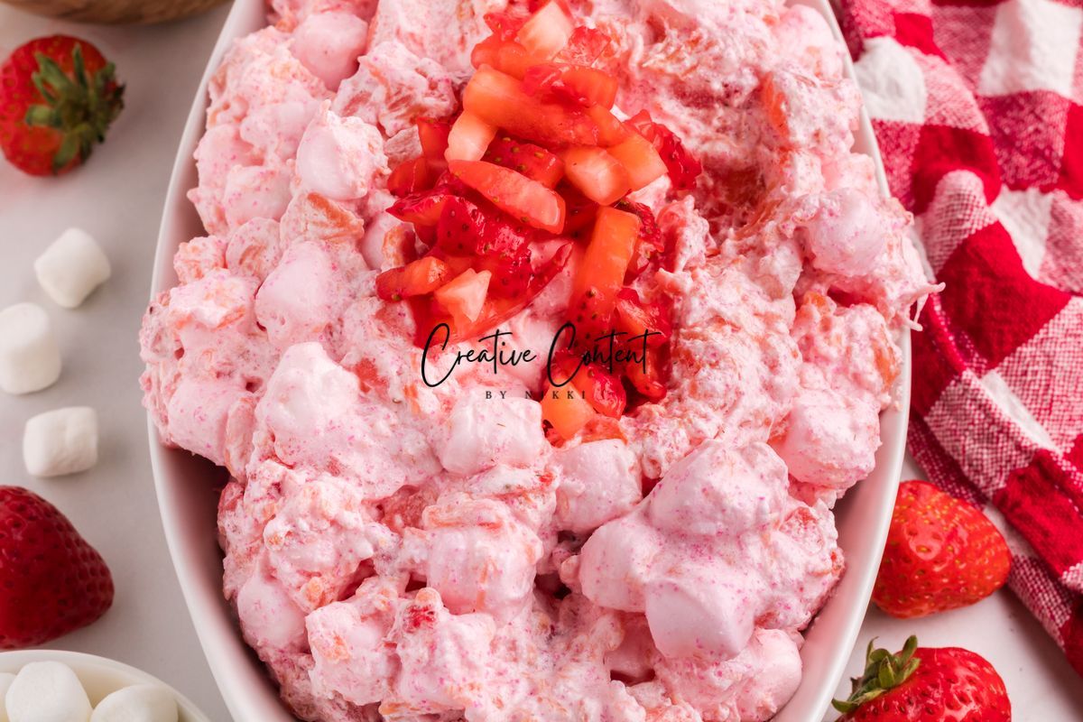 Strawberry Fluff Salad - Set 2 of 2