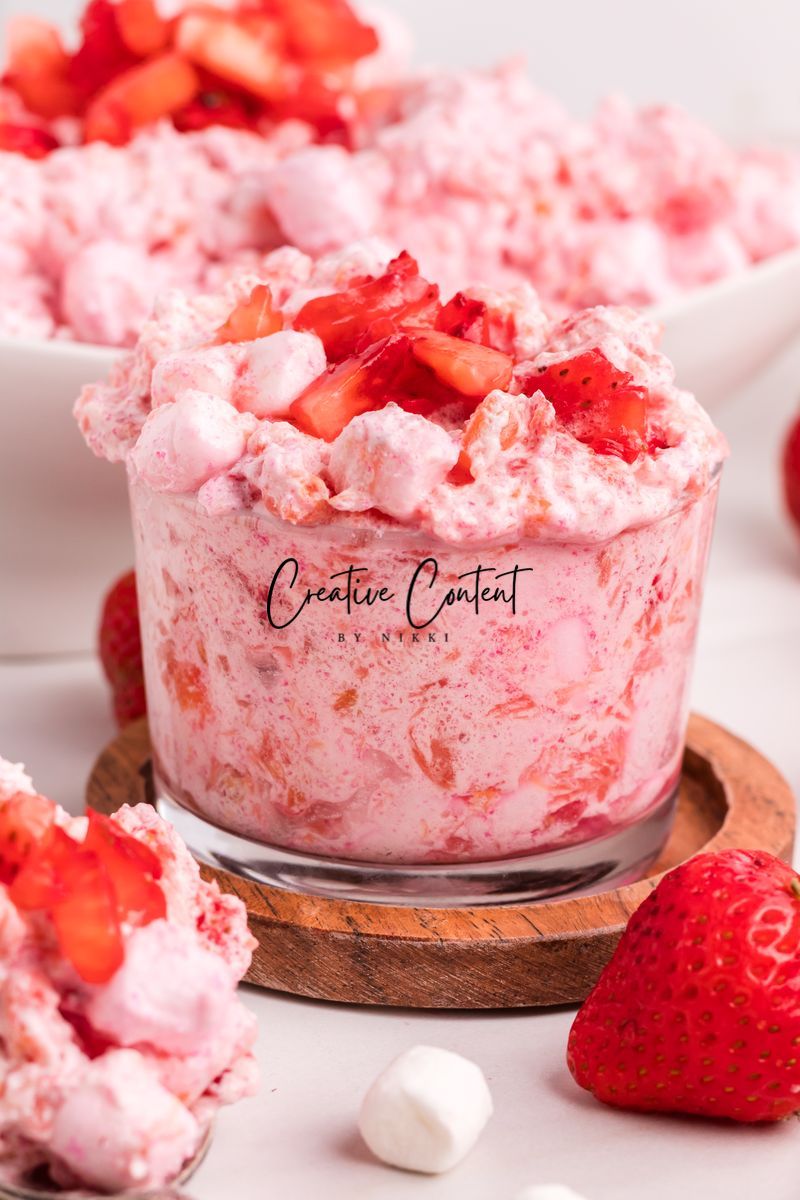 Strawberry Fluff Salad - Set 2 of 2