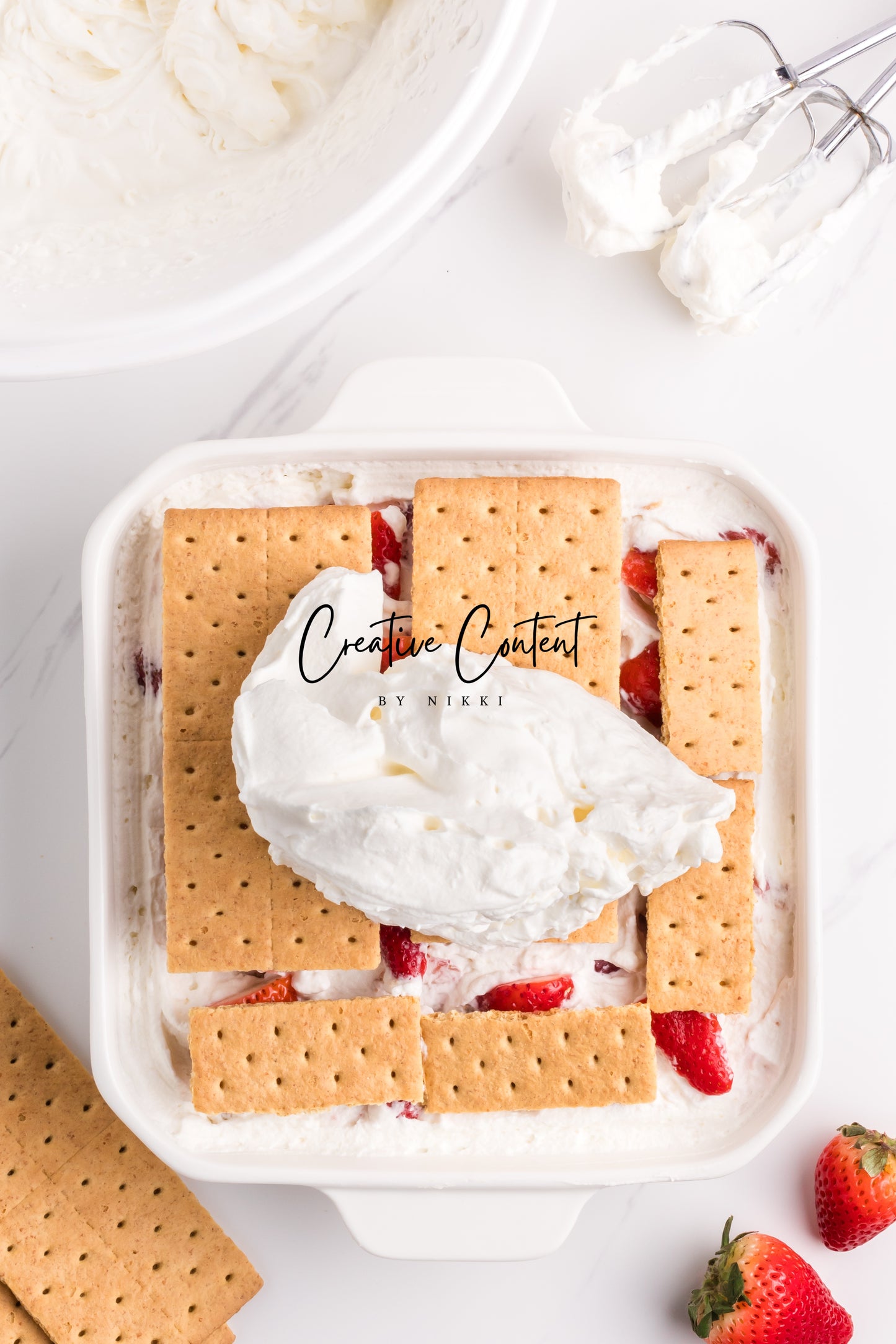 Strawberry Icebox Cake-Set 1 of 2