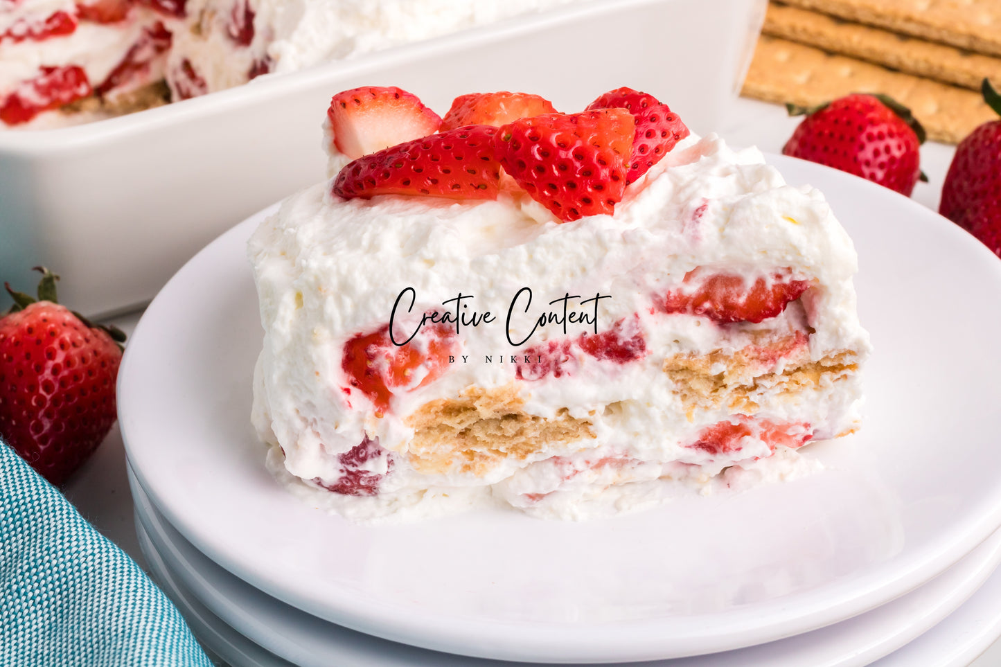 Strawberry Icebox Cake-Set 1 of 2