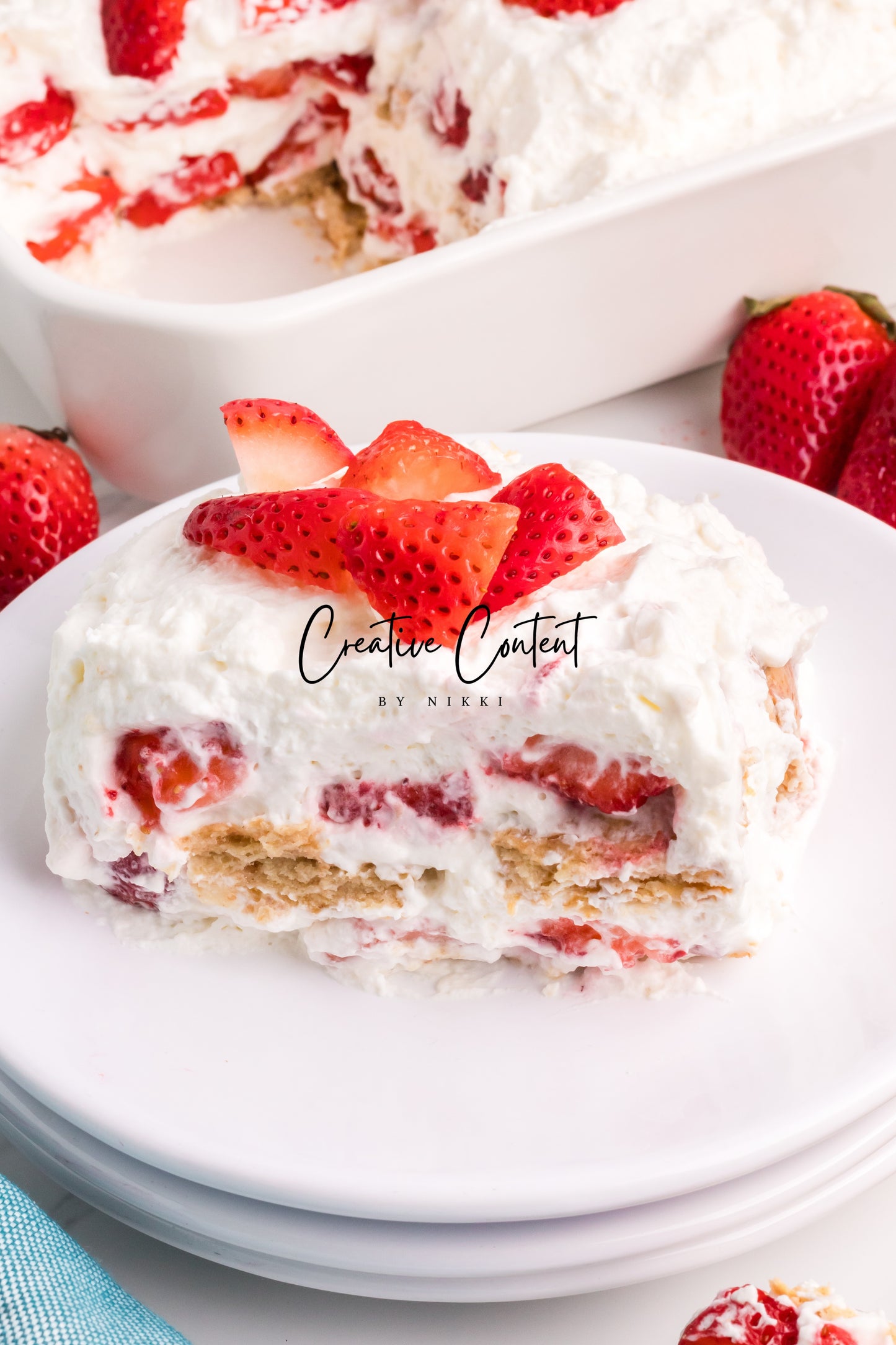 Strawberry Icebox Cake-Set 1 of 2