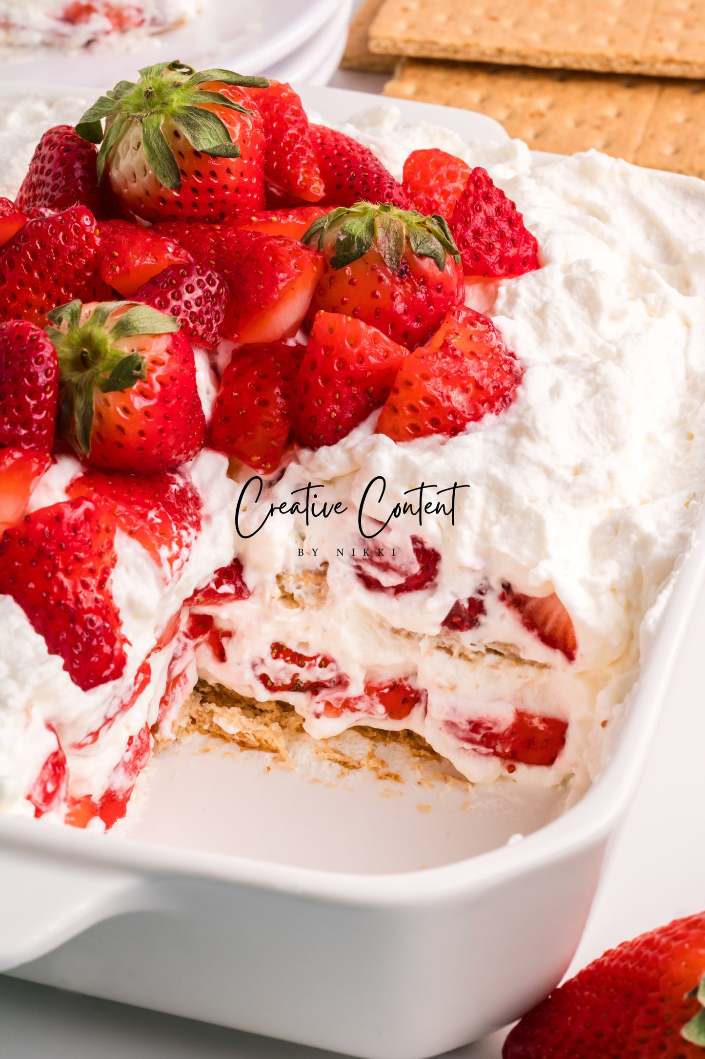 Strawberry Icebox Cake-Set 1 of 2