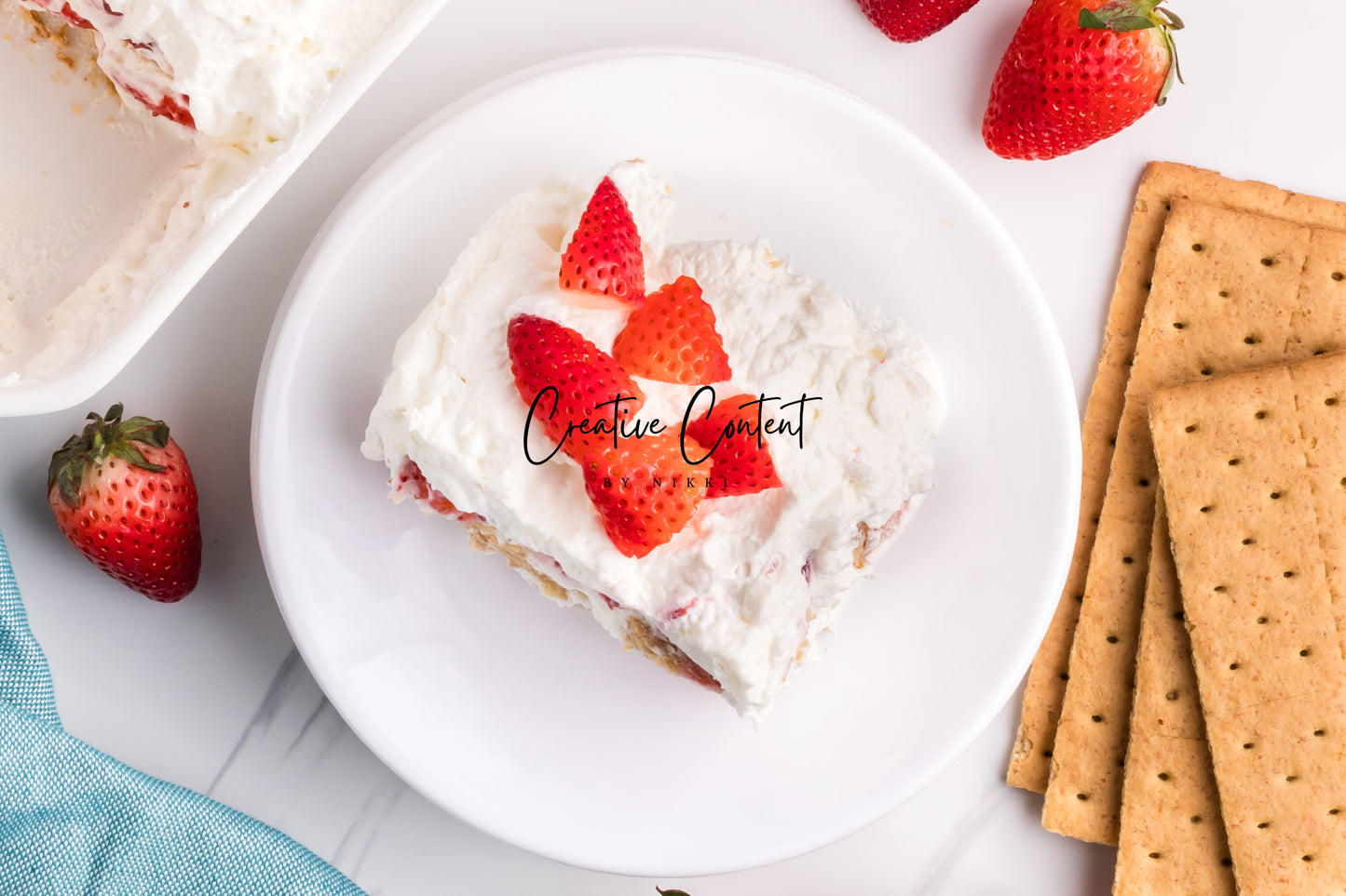 Strawberry Icebox Cake-Set 1 of 2