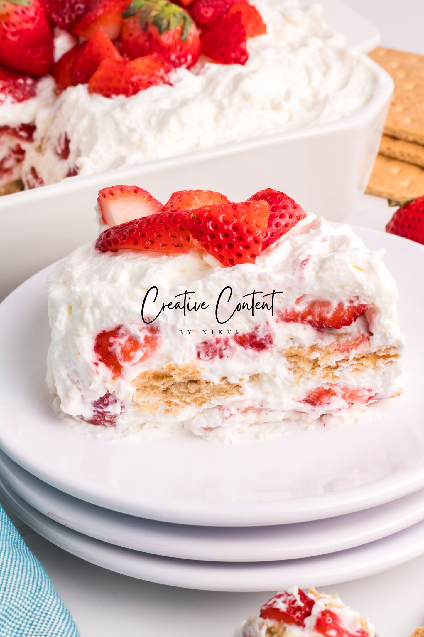 Strawberry Icebox Cake-Set 1 of 2