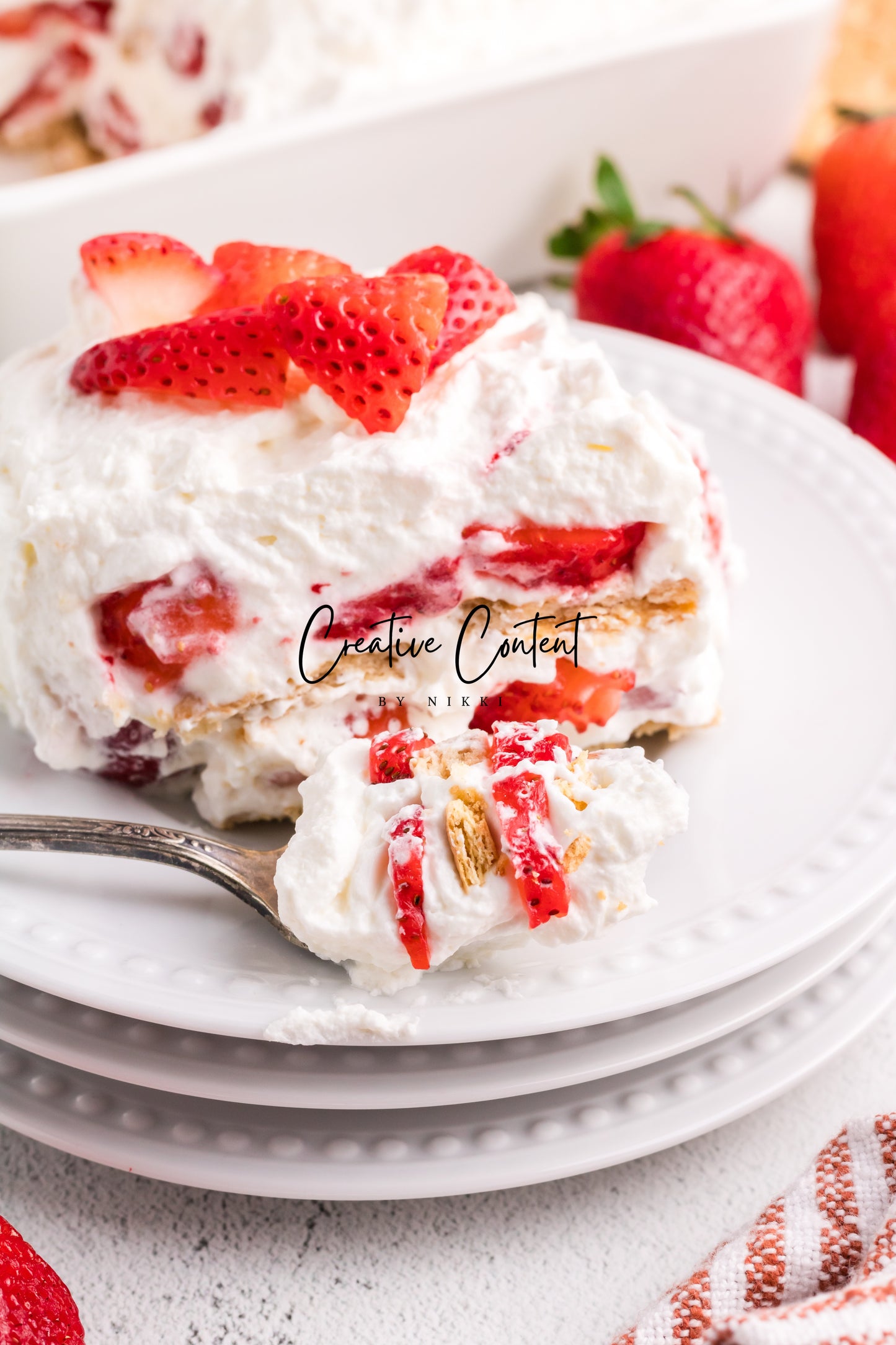 Strawberry Icebox Cake-Set 2 of 2