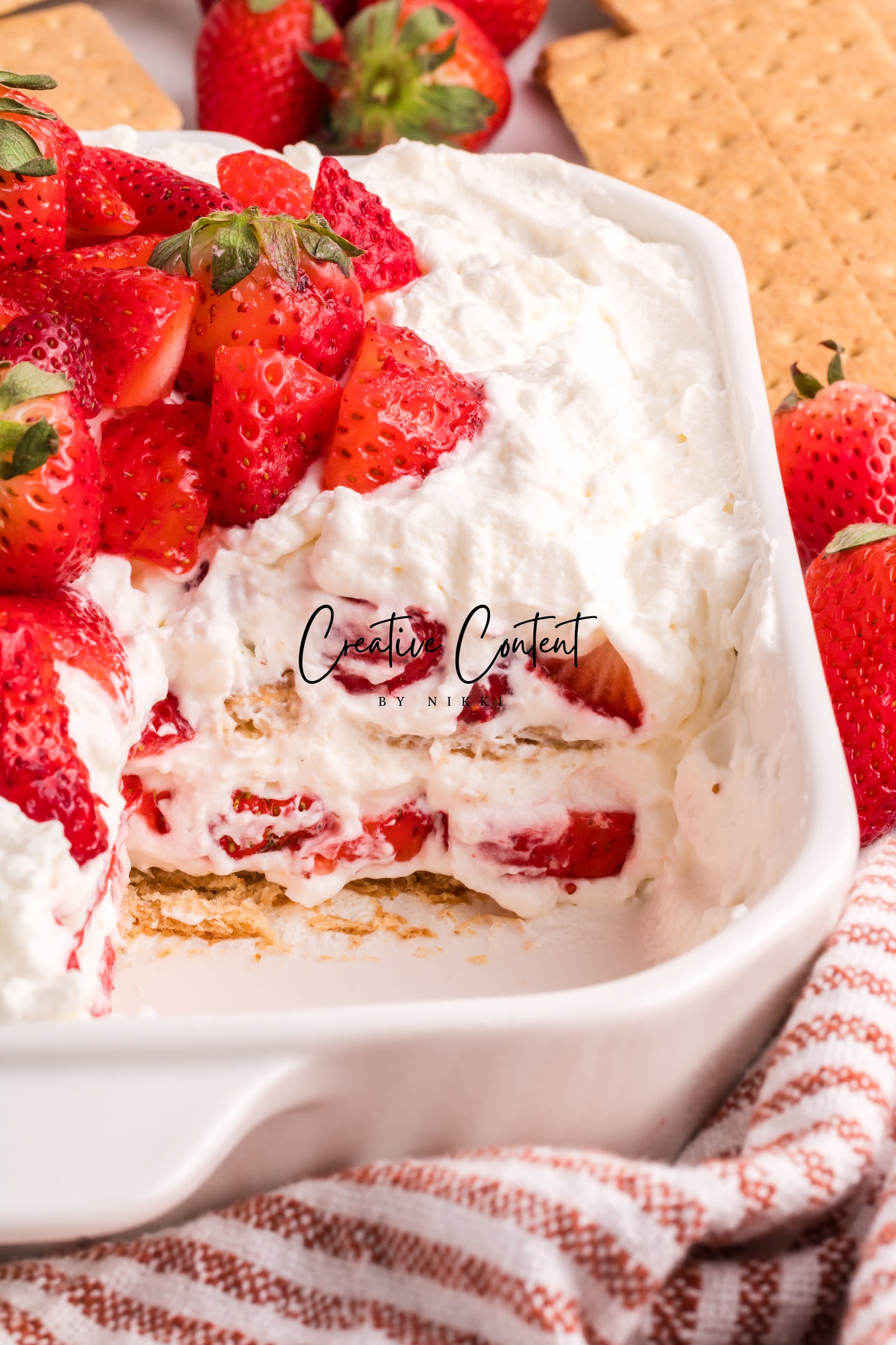 Strawberry Icebox Cake-Set 2 of 2