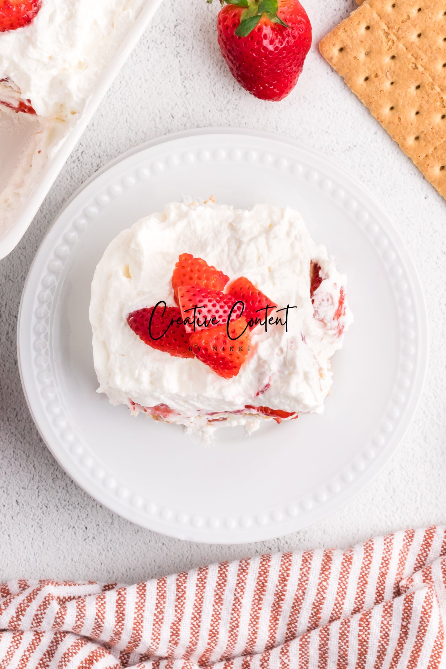Strawberry Icebox Cake-Set 2 of 2
