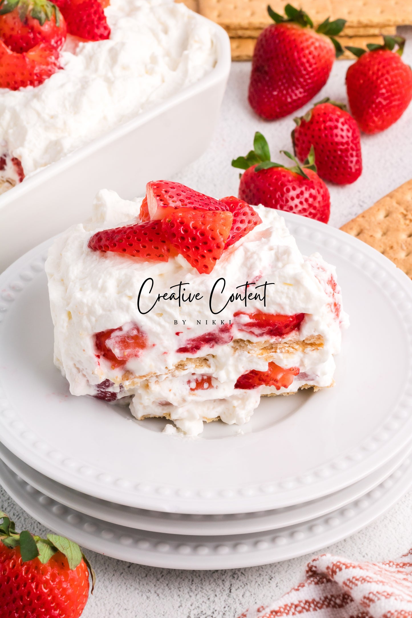 Strawberry Icebox Cake-Set 2 of 2