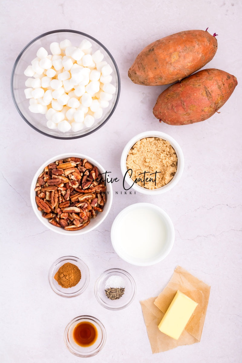 Sweet Potato Casserole With Marshmallows - 1 of 2