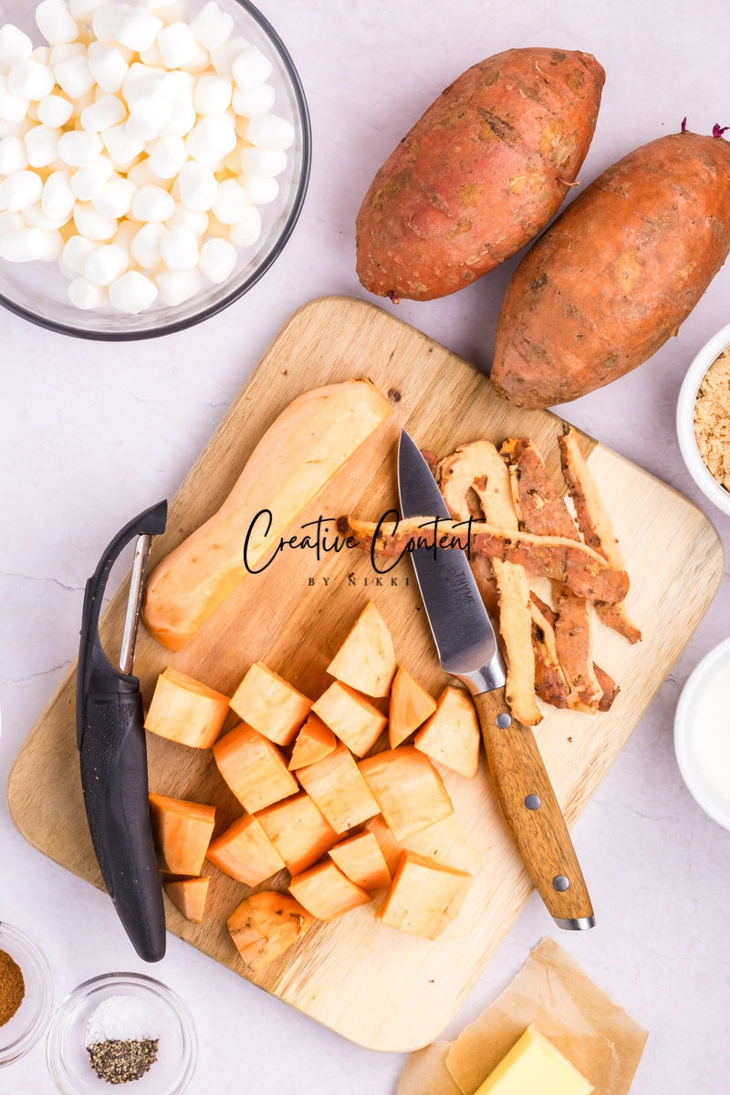 Sweet Potato Casserole With Marshmallows - 1 of 2