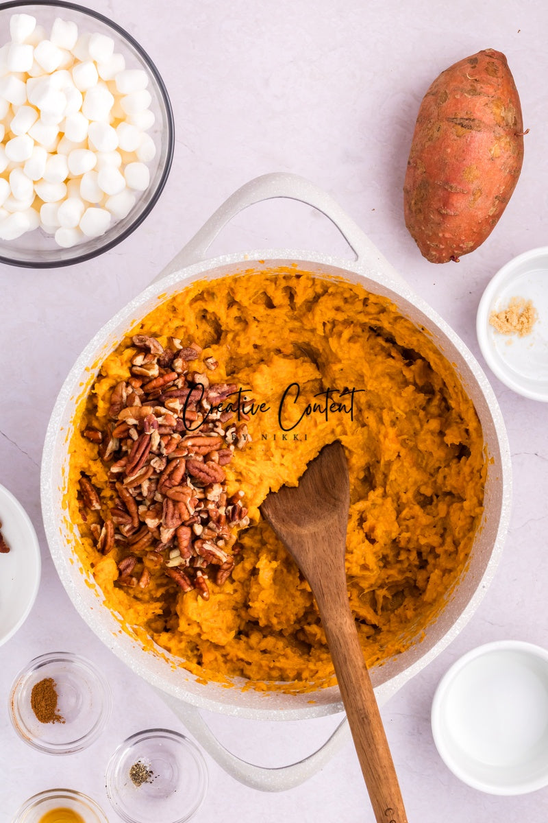 Sweet Potato Casserole With Marshmallows - 1 of 2