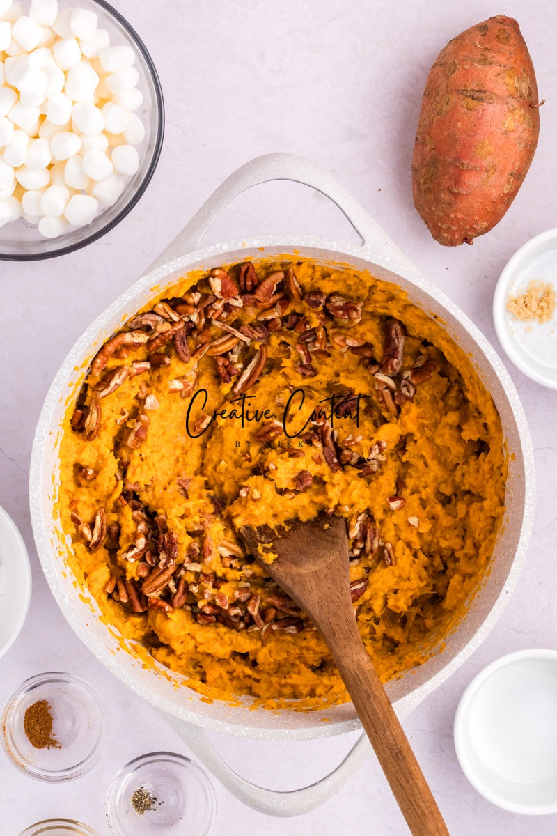 Sweet Potato Casserole With Marshmallows - 1 of 2