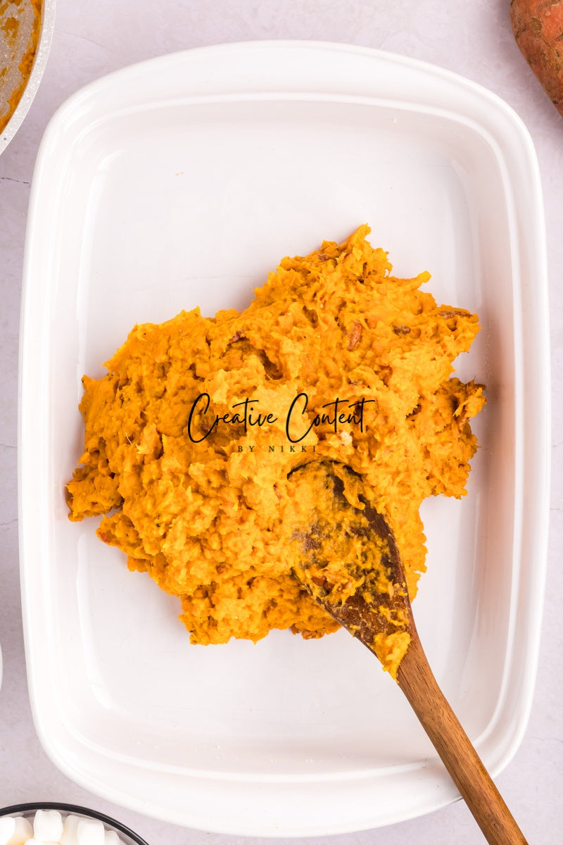 Sweet Potato Casserole With Marshmallows - 1 of 2