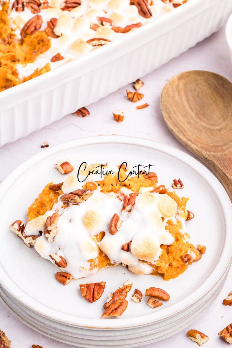 Sweet Potato Casserole With Marshmallows - 1 of 2