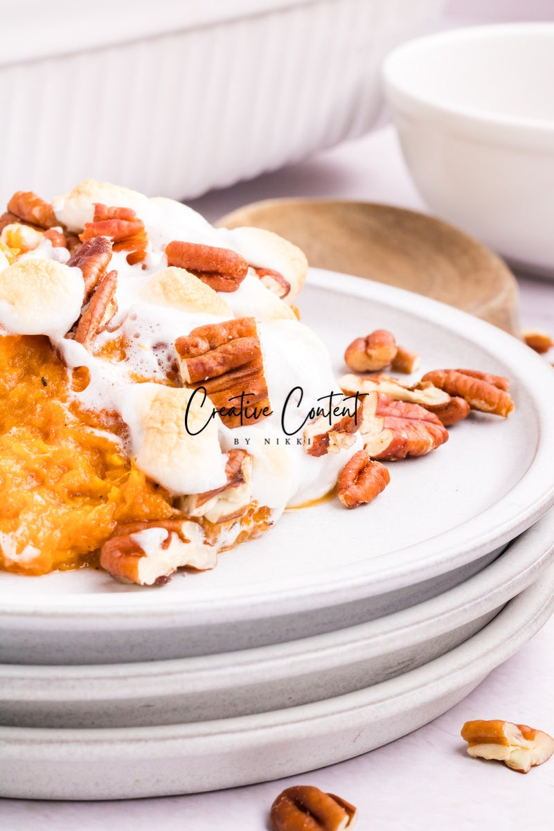 Sweet Potato Casserole With Marshmallows - 1 of 2