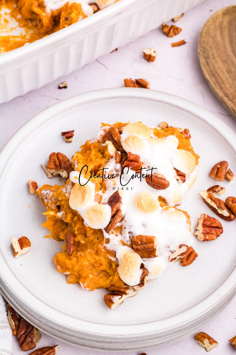Sweet Potato Casserole With Marshmallows - 1 of 2