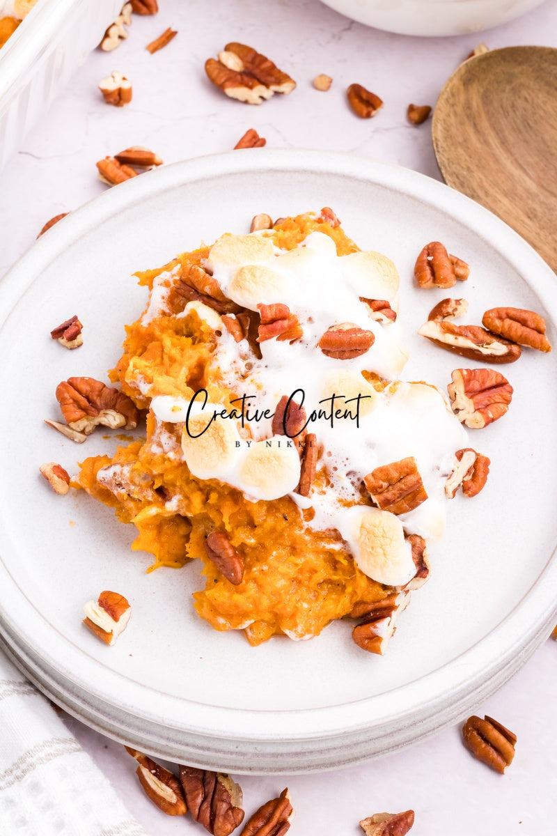 Sweet Potato Casserole With Marshmallows - 1 of 2