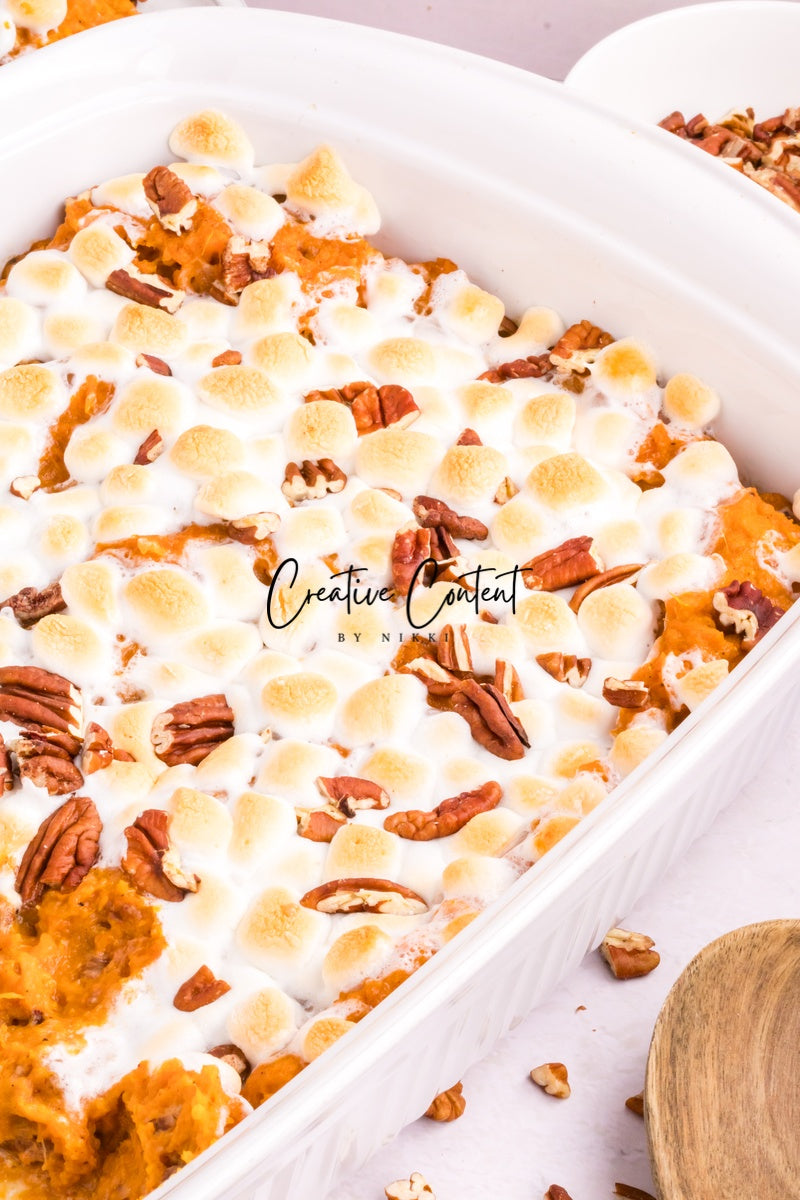 Sweet Potato Casserole With Marshmallows - 1 of 2