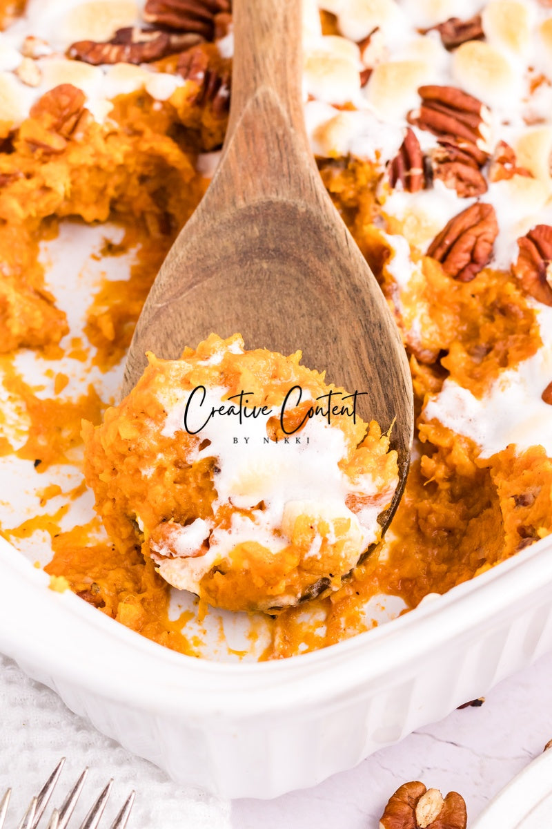 Sweet Potato Casserole With Marshmallows - 1 of 2