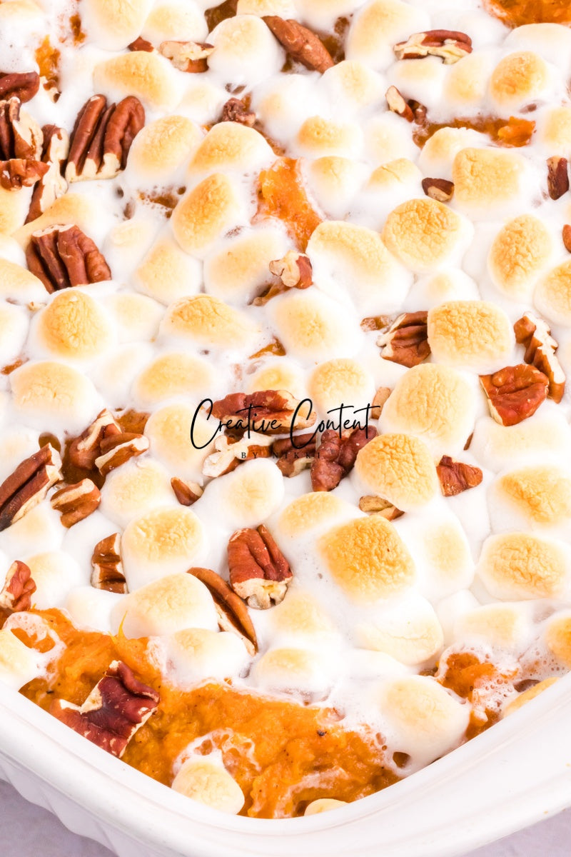 Sweet Potato Casserole With Marshmallows - 1 of 2