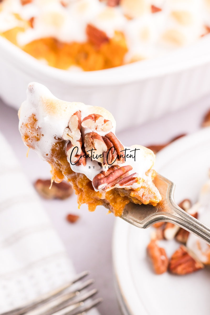 Sweet Potato Casserole With Marshmallows - 1 of 2