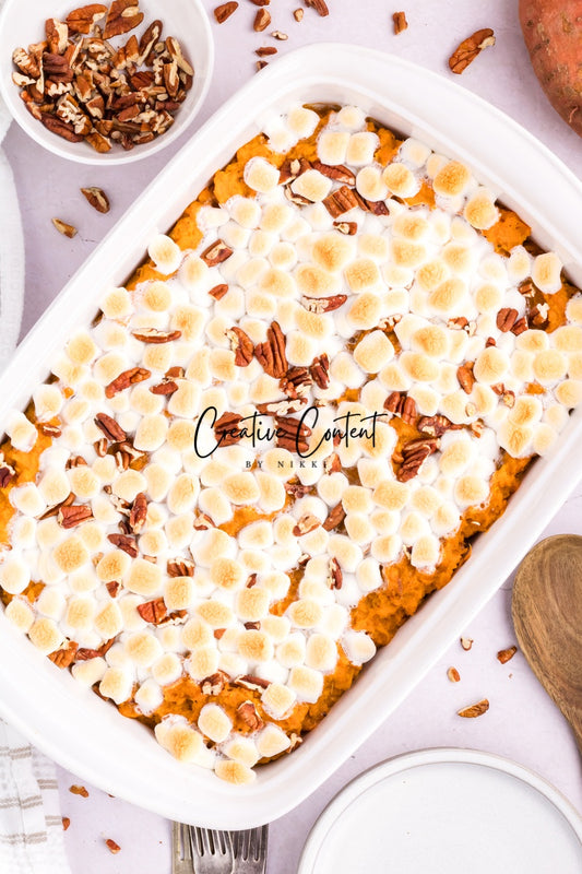 Sweet Potato Casserole With Marshmallows - 1 of 2