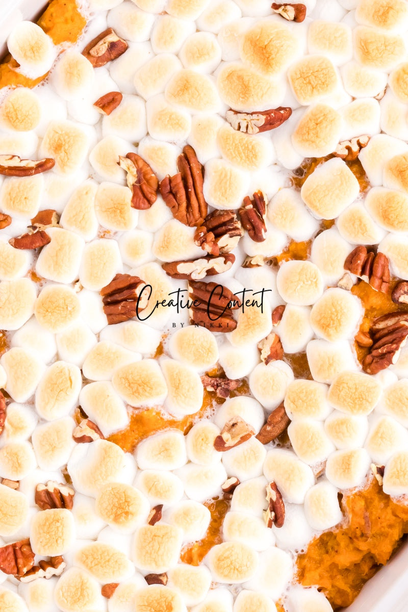 Sweet Potato Casserole With Marshmallows - 1 of 2