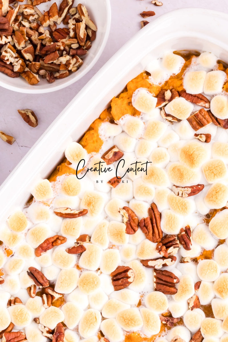 Sweet Potato Casserole With Marshmallows - 1 of 2